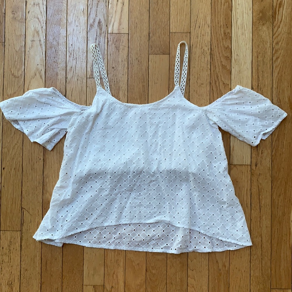 White Off Shoulder Top